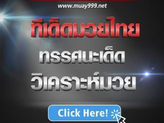 ทรรศนะมวย